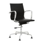 Vergaderstoel Zone draaibaar op doppen, zwart