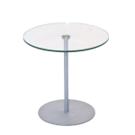 Bijzettafel glas 50cm