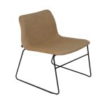 Design loungestoel Naughtone Viv, pale terracotta