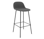 Barkruk Muuto Fiber Tube, antraciet
