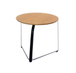 Bijzettafel Thonet rond hout