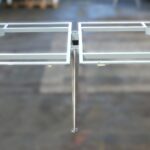 Tafelonderstel groot, zilvergrijs