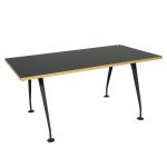 Kantinetafel, Hout Zwart