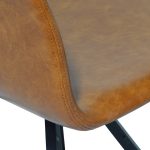 Stoel SPOINQ Piramide, leer, cognac - Afbeelding 2