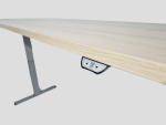 Zit-sta bureau elektrisch, Steelcase, grijs 160cm eiken - Afbeelding 4