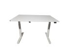 Zit-sta bureau elektrisch, Sedus, wit 120cm