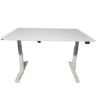 Zit-sta bureau elektrisch, Sedus, wit 120cm