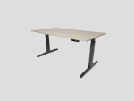 Zit-sta bureau elektrisch, Ahrend Balance, Antraciet 140cm Robson eiken - Afbeelding 4