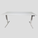 Zit-sta bureau elektrisch, Ahrend Balance, Wit 160cm Wit