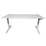 Zit-sta bureau elektrisch, Ahrend Balance, Wit 160cm Wit