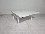 Duo zit-sta bureau elektrisch, Sedus, wit 120cm wit