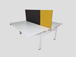 Duo zit-sta bureau elektrisch, Narbutas, wit 160cm