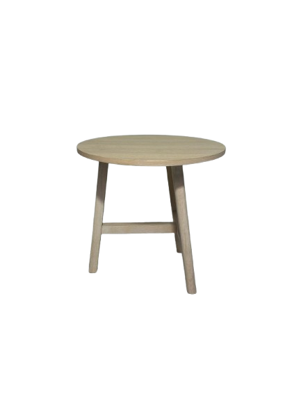 Hout rond tafeltje 60cm (2) Bijzettafel Hout Design - Afbeelding 1