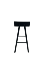 Barkruk Neil David Barfly Zwart - Afbeelding 3