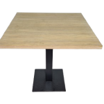 Kantinetafel, Pedrali zwart 80cm