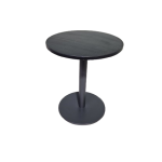 Ronde Tafel, Zwart hout, 60x71cm