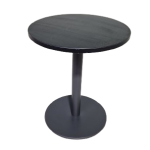 Ronde Tafel, Zwart hout, 60x71cm