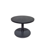 Ronde Tafel, Zwart hout, 60x45cm