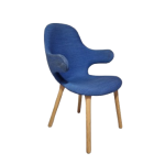 Vergaderstoel &Tradition Catch JH1, blauw