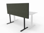 Akoestische bureaudivider T-poot 120x130cm
