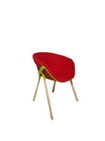 Vergaderstoel Alias Kobi 040 Rood