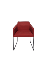 Vergaderstoel Allermuir Tommo Rood - Afbeelding 2