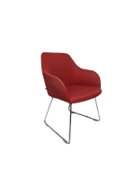 Vergaderstoel Arco Ease, rood