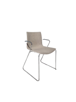 Vergaderstoel Arper Catifa 46 Gestoffeerd beige