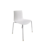 Kantinestoel Arper Catifa 46 4-poots wit