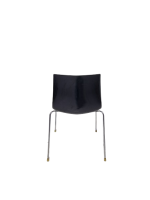 Kantinestoel Arper Catifa 46 4-poots zwart-wit - Afbeelding 4