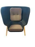 Fauteuil, DeVorm Podchair Blauw-Grijs