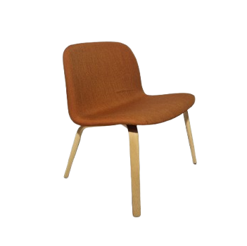 Muuto_VisaL_Oranje2 Vergaderstoel Muuto Visa, oranje - Afbeelding 1