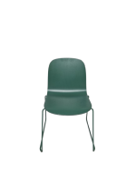 Vergaderstoel Muuto Visu Chair Wire Base, groen - Afbeelding 2