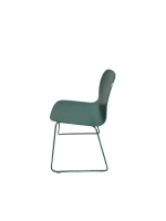 Vergaderstoel Muuto Visu Chair Wire Base, groen - Afbeelding 4