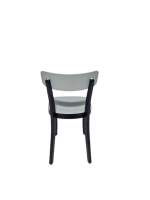 Kantinestoel Vitra Basel, zwart grijs - Afbeelding 2