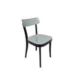 Kantinestoel Vitra Basel, zwart grijs