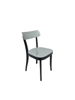 Kantinestoel Vitra Basel, zwart grijs