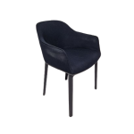Vergaderstoel Vitra Visasoftshell, donkerblauw