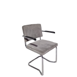 Vergaderstoel Zuiver Ridge Rib, grijs