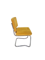 Vergaderstoel Zuiver Ridge Rib, geel - Afbeelding 4