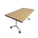 Klaptafel Steelcase, 160cm Scandi. eiken
