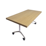 Klaptafel Steelcase, 160cm Scandi. eiken