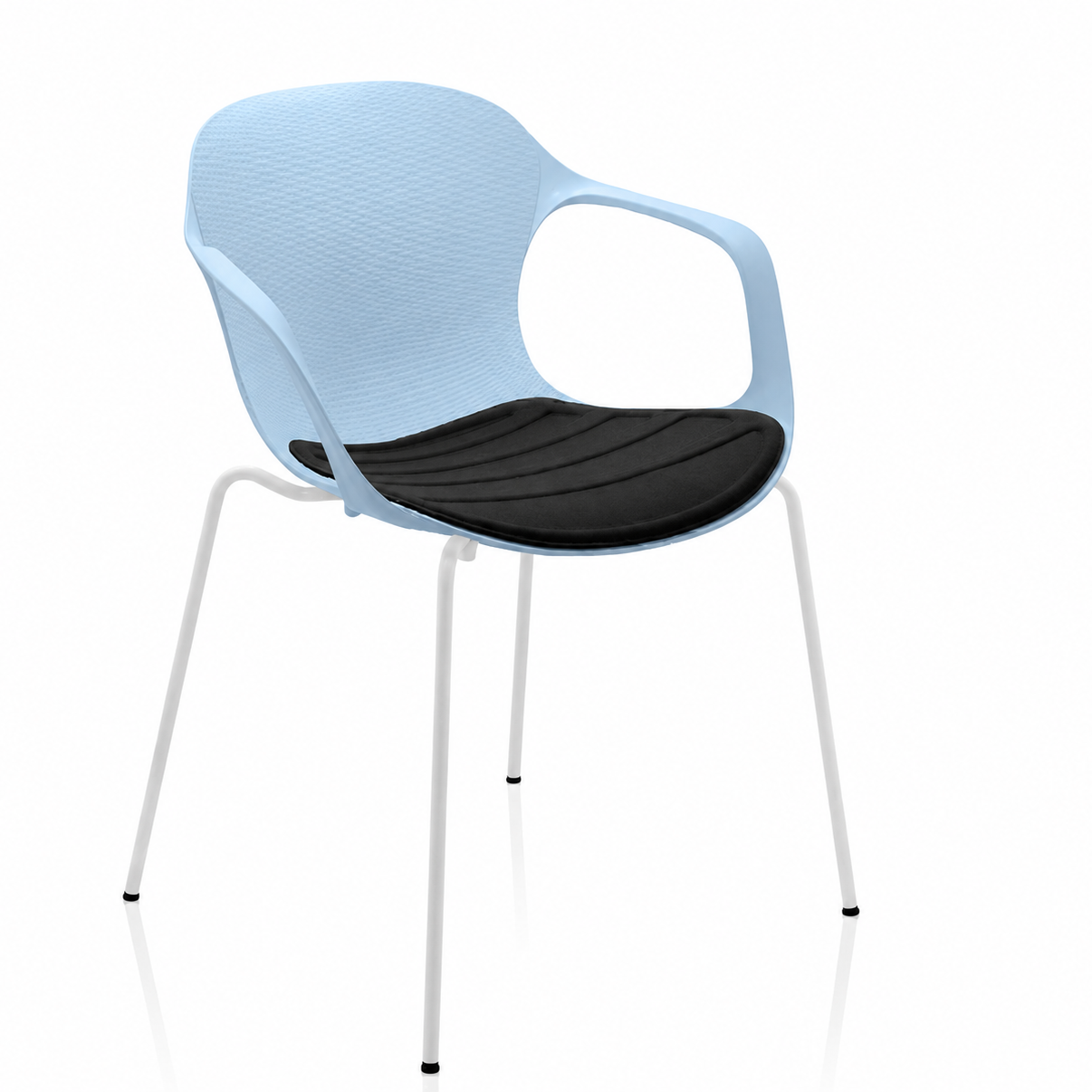 Frits Hansen NAP Kantinestoel Fritz Hansen Nap series, blauw - Afbeelding 1