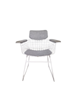 Vergaderstoel HK Living Wire Chair, grijs - Afbeelding 2
