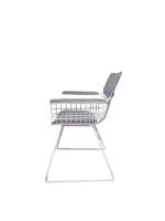 Vergaderstoel HK Living Wire Chair, grijs - Afbeelding 4