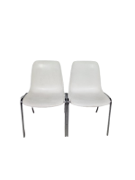 Kantinestoel Basic, wit - Afbeelding 4
