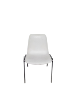 Kantinestoel Basic, wit - Afbeelding 5