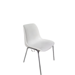 Kantinestoel Basic, wit