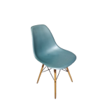 Kantinestoel Vitra Eames DSW, blauwgroen