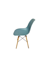 Kantinestoel Vitra Eames DSW, blauwgroen - Afbeelding 5